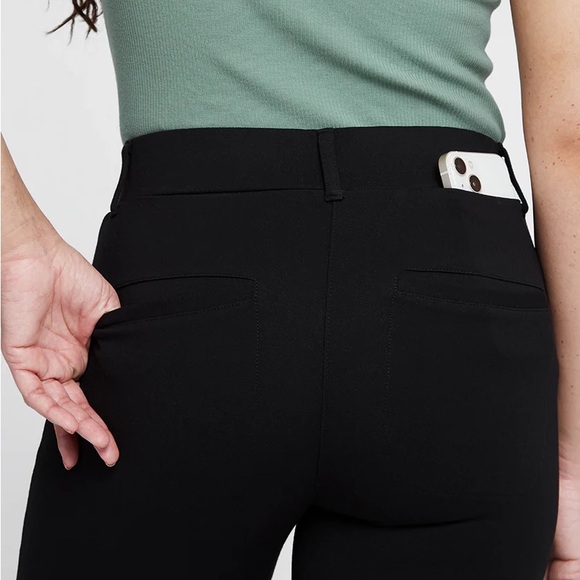 Betabrand 7-Pocket Dress Pant Straight Leg Sm Short Petite Yoga Dress Pants 28” - Picture 3 of 10